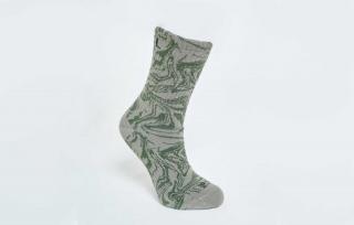 COMMENCAL ponožky LIGHTWEIGHT DOUBLE PSYCHE Barva: khaki, Velikost: 38-41
