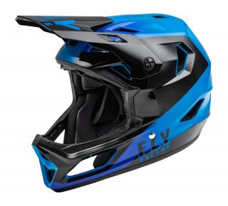 FLY RACING dětská helma RAYCE YOUTH - Black & Blue Velikost: YS