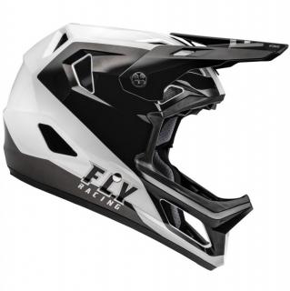 FLY RACING helma RAYCE - Black/White Velikost: XS