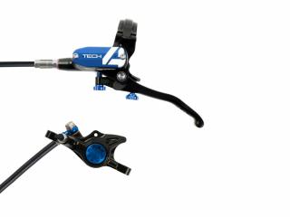 HOPE kotoučová brzda TECH 4 X2 - Black/Blue Varianta: přední brzda