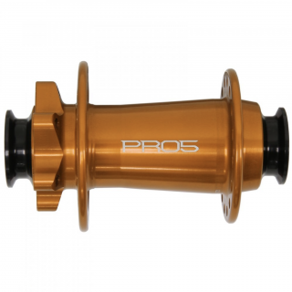 HOPE přední náboj PRO 5 - ORANGE Rozměr: 110 x 15 mm BOOST, 32 děr