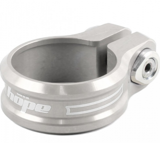 HOPE sedlová objímka na šroub - silver Rozměr: 38.5 mm