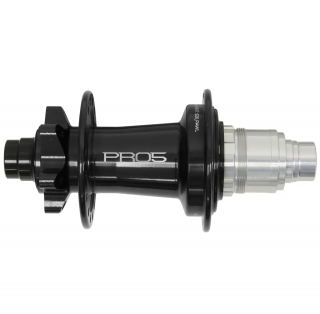 HOPE zadní náboj PRO 5 - BLACK Rozměr: 148 x 12 mm Shimano Microspline ocel ořech, 32 děr