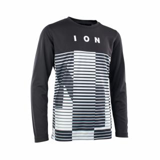ION dětský dres LS Scrub AMP Mesh_Ine Youth 2021 - BLACK Velikost: YM/140