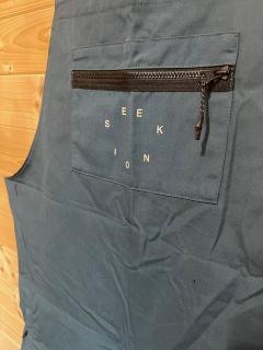 ION kalhoty MTB Dungarees Seek Amp Unisex - cosmic blue Velikost: L