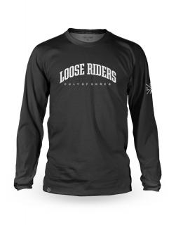 LOOSE RIDERS dres LS Classic Black Barva: black, Velikost: L
