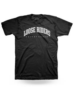 LOOSE RIDERS triko CLASSIC BLACK Barva: černá, Velikost: L
