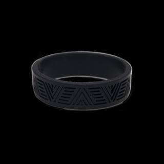 PNW silikonový pásek MIDCAP BAND Barva: black, Zdvih / Průměr: 30,9 / 31,6 mm