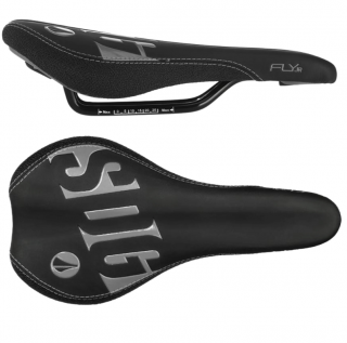 SDG dětské sedlo Fly Junior Steel Rail - Black