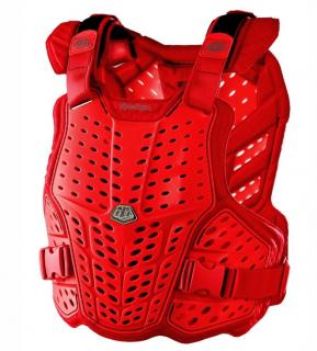 Troy Lee Designs dětský CHRÁNIČ PÁTEŘE A HRUDNÍKU ROCKFIGHT - RED