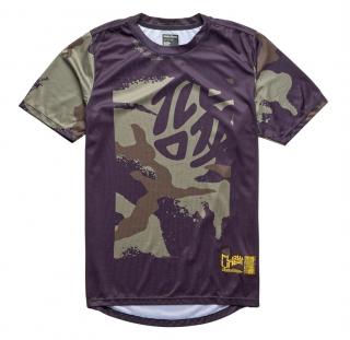TROY LEE DESIGNS dětský dres FLOWLINE CONFINED - BLACK Velikost: S