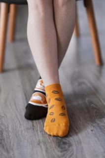 Barefoot ponožky nízké Be Lenka Káva Velikost: EU 39 - 42