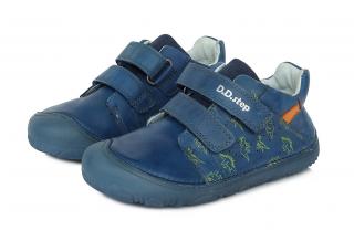 Celoroční barefoot boty D.D.STEPS 073-919  Bermuda blue se svítící podrážkou Velikost: EU 21