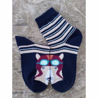 Chlapecké bavlněné ponožky Pilot Velikost: 19 - 21 cm