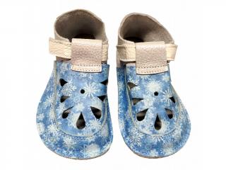 Dětské barefoot sandály BABY BARE - IO Snowflakes Velikost: EU 22