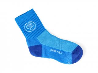 Dětské ponožky Surtex 70% merino Aerobic světle modré Velikost: 12 - 13 cm