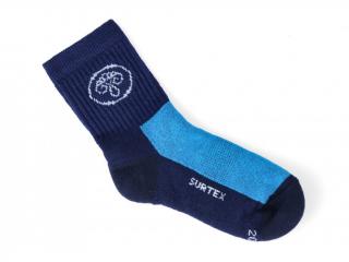 Dětské ponožky Surtex 70% merino Aerobic tmavě modré Velikost: 12 - 13 cm