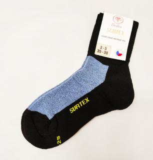 Ponožky Surtex 80% merino pro dospělé SPORT jeans Velikost: 3 - 5 (EU 35 - 37)