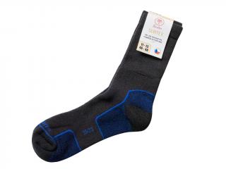 Ponožky Surtex 95% Merino froté pro dospělé ZIMA tmavé volný lem Velikost: 11 - 13 (EU 46 - 48)