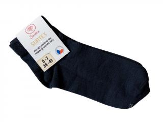 Ponožky Surtex 95% merino pro dospělé společenské nízké tmavě modré Velikost: 7 - 9 (EU 41 - 43)