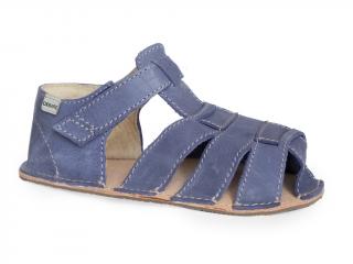Sandály OKbarefoot PALM modré šířka H Velikost: EU 22
