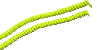 Tkaničky elastické spirálové neonově žluté