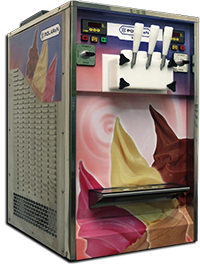 Zmrzlinový stroj - Polaren 35 Gravitační: Chlazený vodu