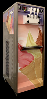 Zmrzlinový stroj - Polaren 45 Gravitační: Chlazený vzduchem