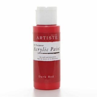 Akrylová barva Artiste - základní 59ml barvy: Dark red