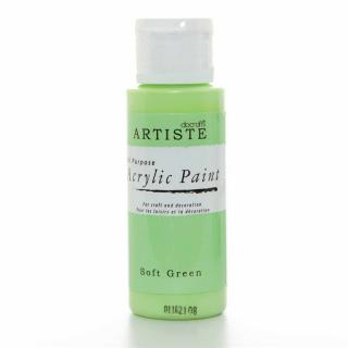 Akrylová barva Artiste - základní 59ml barvy: Soft green