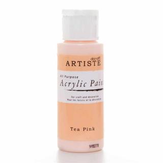 Akrylová barva Artiste - základní 59ml barvy: Tea pink