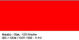 Barvy na sklo GLAS - MARABU 15ml odstíny: červená třešňová