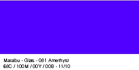 Barvy na sklo GLAS - MARABU 15ml odstíny: fialová ametyst