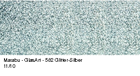 Barvy na sklo GLASART - MARABU 15ml odstíny: stříbrná glitrová