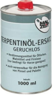 Bezzápachové ředidlo na terpentýnové bázi Malzeit 1 litr