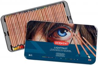 Derwent Lighfast 36ks v plechu