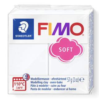 FIMO soft 57g BARVA: Bílá