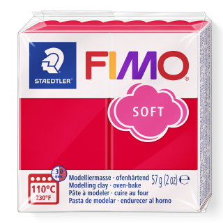FIMO soft 57g BARVA: Červená