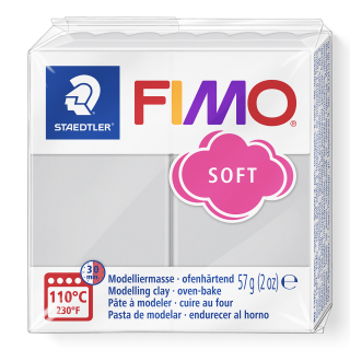 FIMO soft 57g BARVA: Šedá