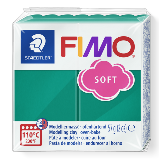 FIMO soft 57g BARVA: Tmavá zelená