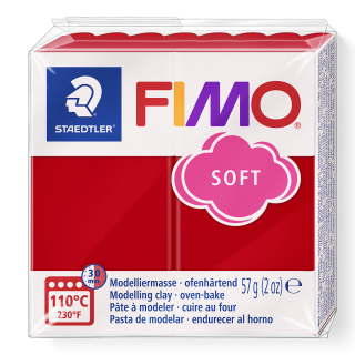 FIMO soft 57g BARVA: Vánoční červená