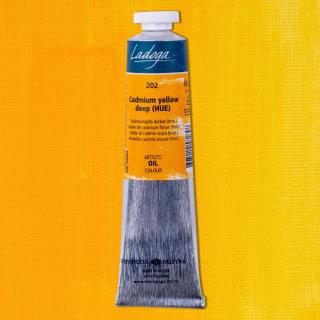 Olejová barva Ladoga 46ml BARVA: 202 Cadmium yellow deep (HUE)