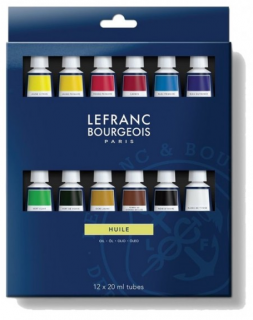 Sada olejových barev LEFRANC & BOURGEOIS 12x20 ml