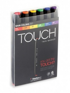 Touch Twin Marker 6ks