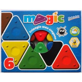 Voskové pastelky MAGIC BASIC 6ks