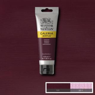 WINSOR NEWTON Galeria Acrylic 120ml Galeria barva: Burgundy 075