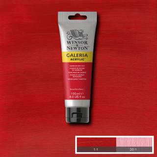 WINSOR NEWTON Galeria Acrylic 120ml Galeria barva: Cadmium Red Hue 095