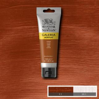 WINSOR NEWTON Galeria Acrylic 120ml Galeria barva: Copper 214