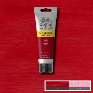 WINSOR NEWTON Galeria Acrylic 120ml Galeria barva: Crimson 203