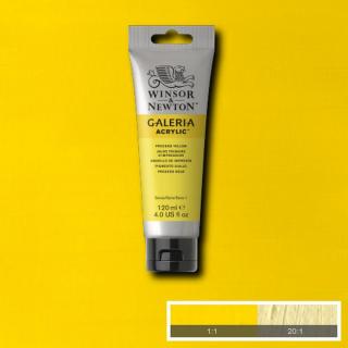 WINSOR NEWTON Galeria Acrylic 120ml Galeria barva: Process Yellow 537